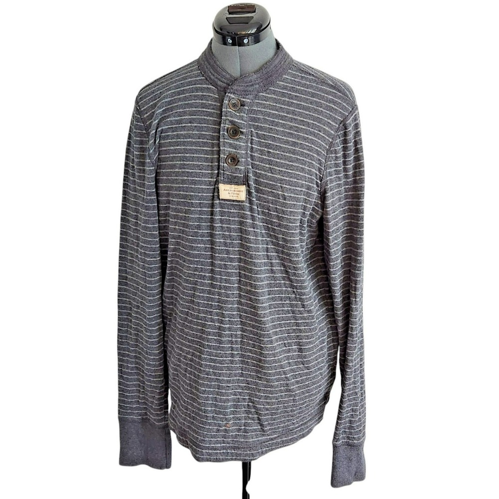 Abercrombie & Fitch Muscle Henley Shirt Size XL